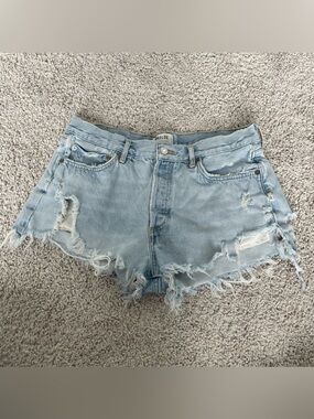 AGoldE Swapmeet Blue Denim Parker Vintage Cut-Off Jean Shorts Women's Size 30